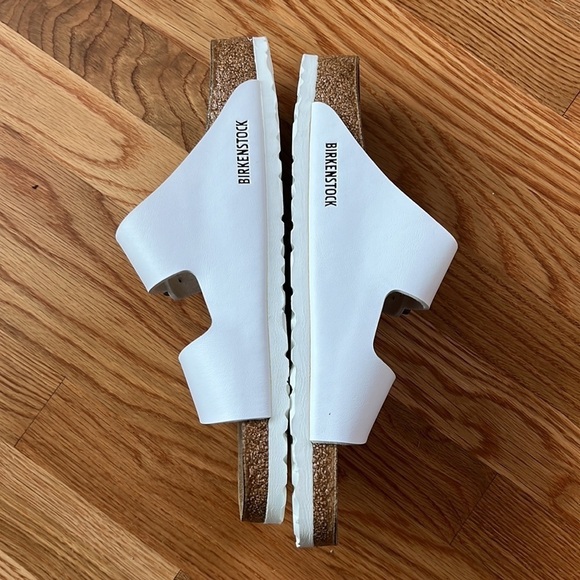 New Birkenstock Mens Arizona Birks-Flor White Size 11 main image 11